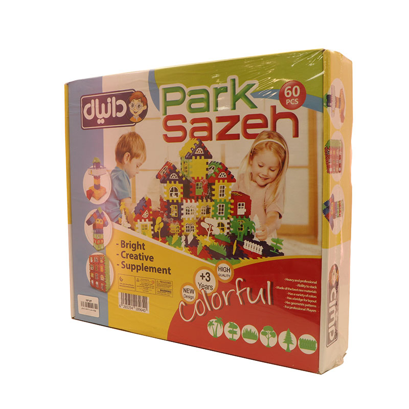 اسباب بازی ساختنی بلوکه ساز 60 تکه دانیال